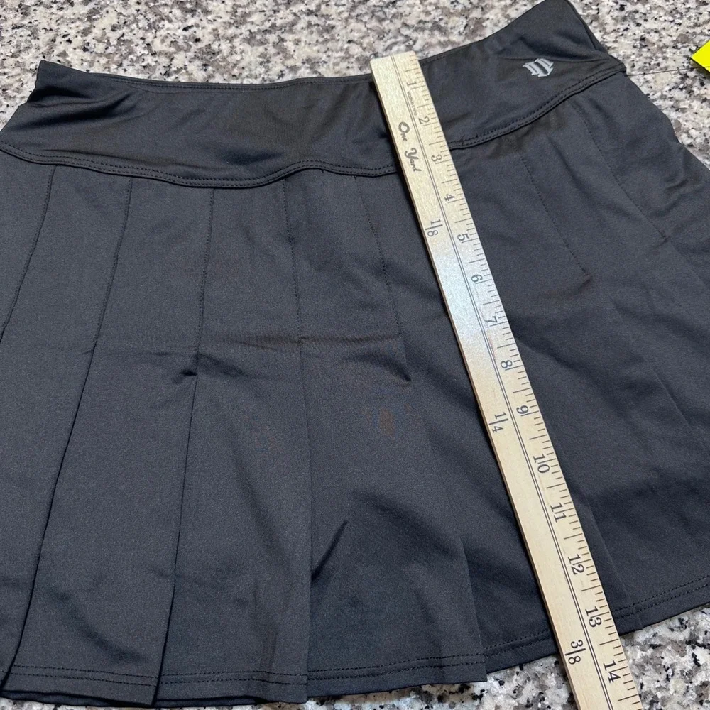 NWT ELEVEN BY VENUS WILLIAMS Black Flutter Skirt Tennis Athleisure Skort Size M - Picture 7 of 9